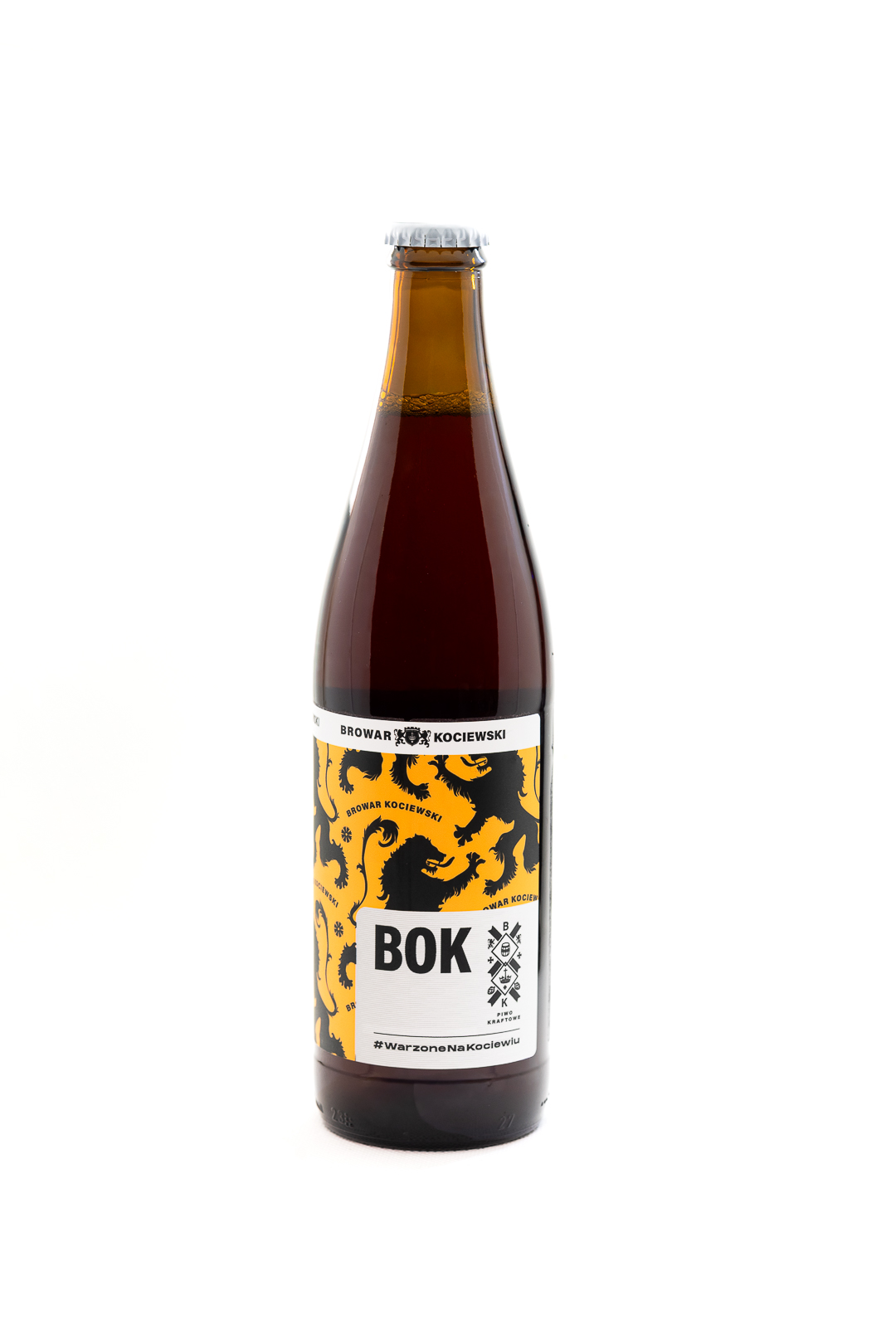 Butelka piwa Bok Kociewski