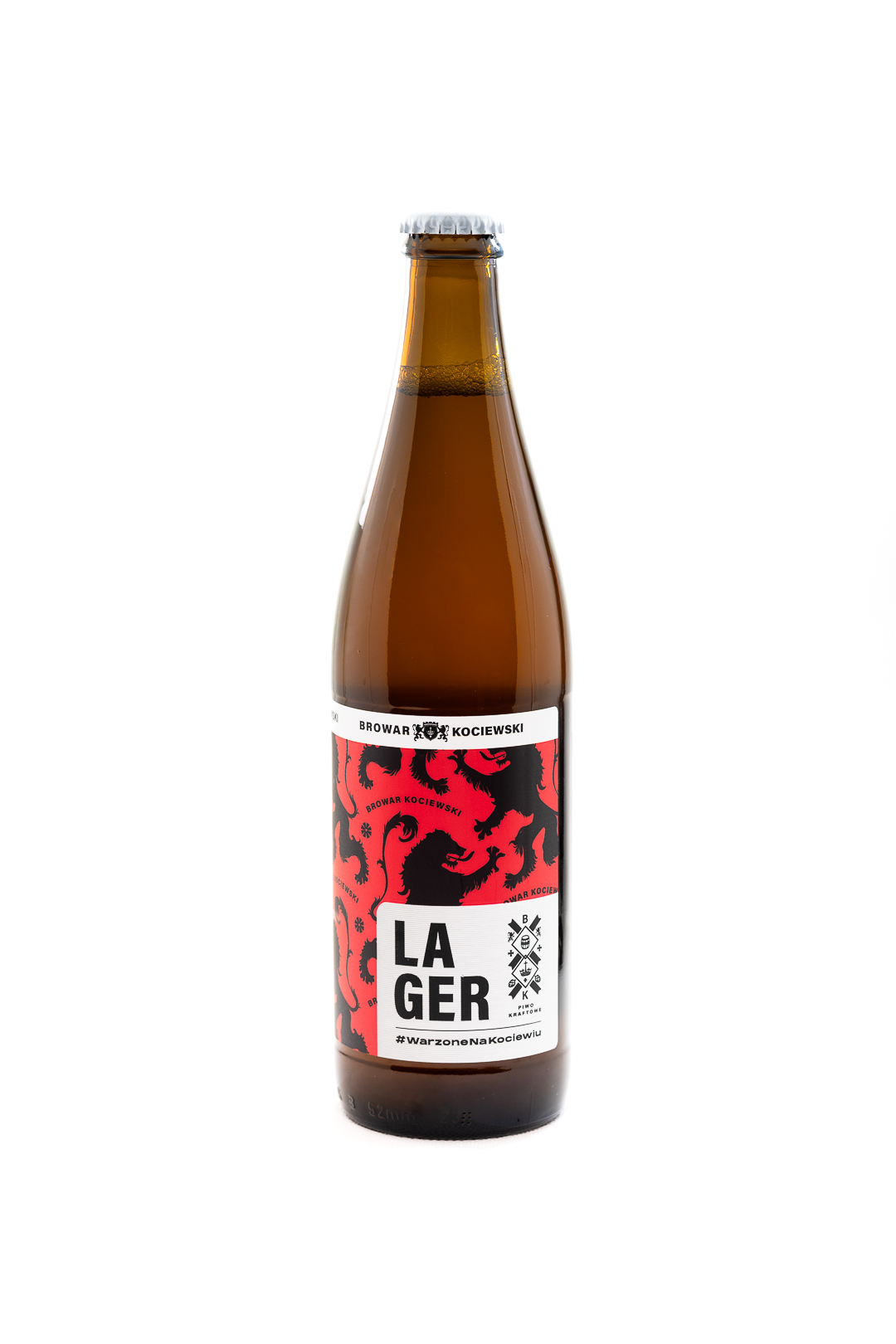 Butelka piwa Kociewski Lager
